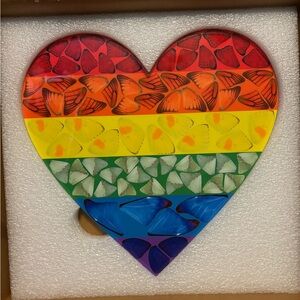 Damien Hirst Butterfly Heart Small